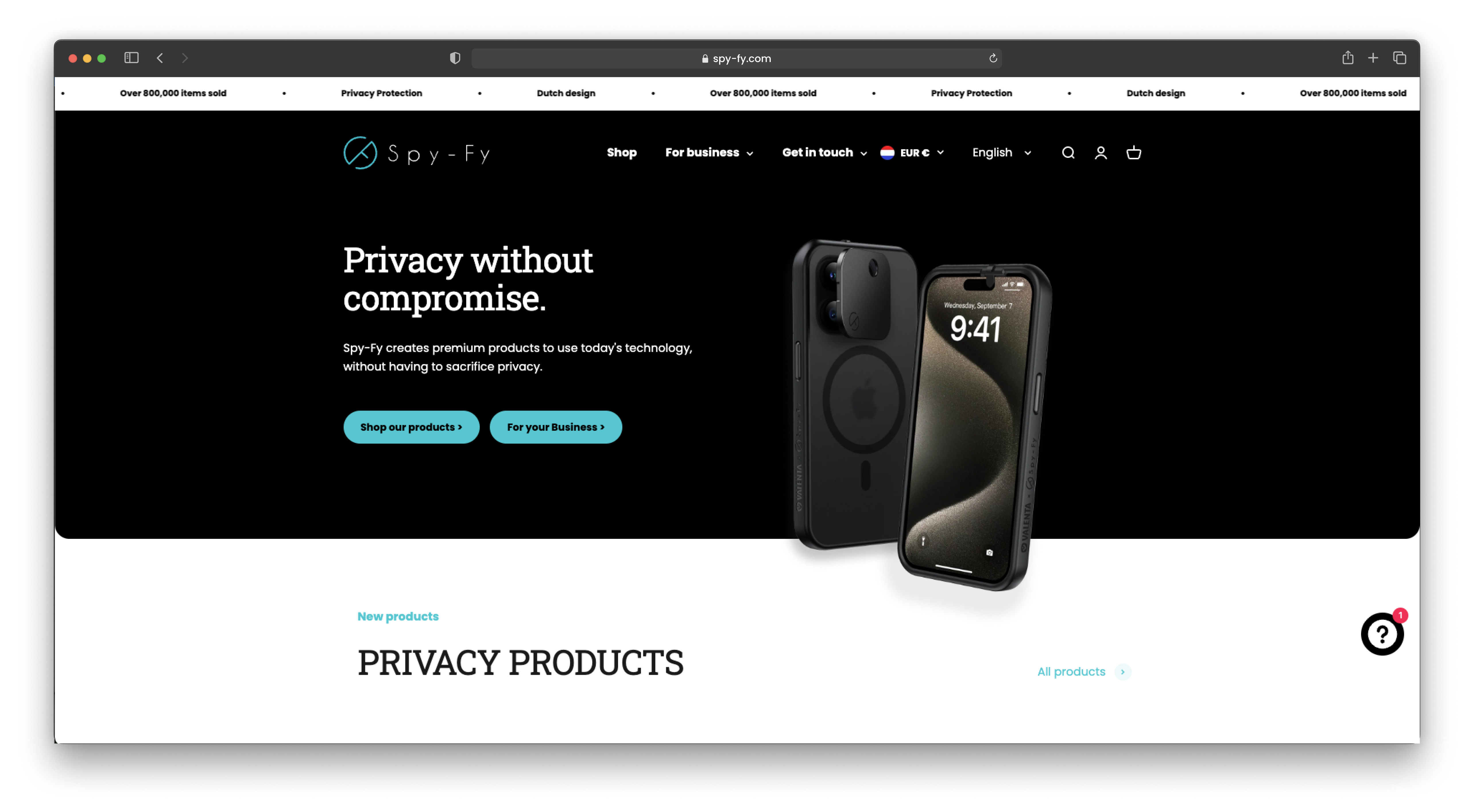Spy-Fy, privacy-tech merk